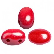 Les perles par Puca® Samos Perlen Opaque coral red luster 93200/14400